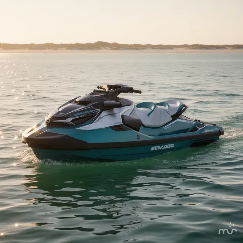 Slide: The Image of Sea-Doo GTX™ Limited 325 Teal Metallic 2025 - 3