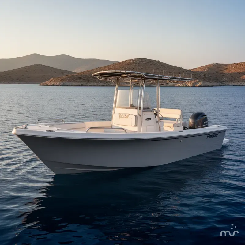 Slide: The Image of Parker Marine 21SE Center Console 2025 - 2