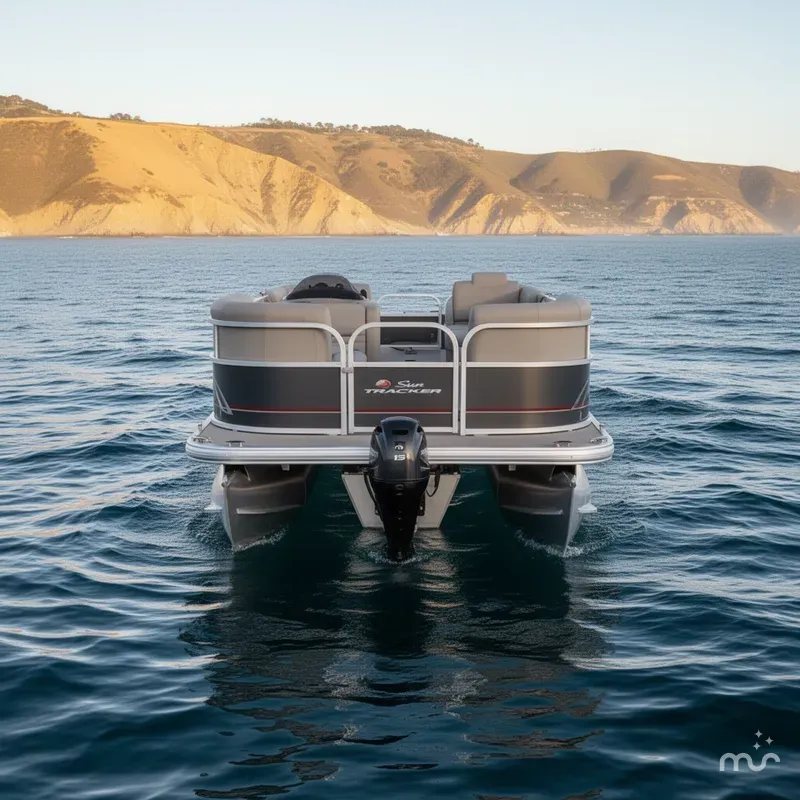 Slide: The Image of Sun Tracker Party Barge 18 DLX 2019 - 2