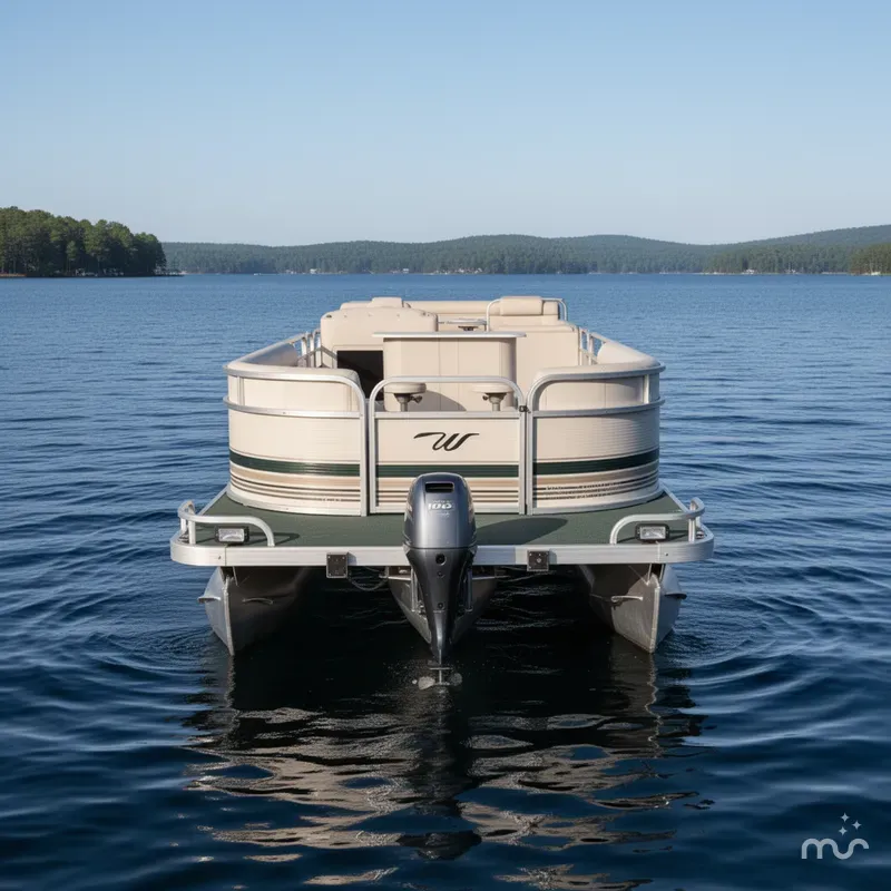 Slide: The Image of Weeres Sundeck 280 TT With 2021 Honda 100HP 4-Stroke EFI 2000 - 2