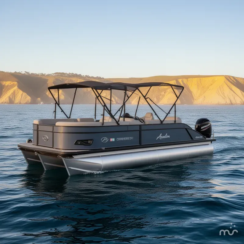Slide: The Image of Avalon Catalina Rear Fish 23' w/ 200HP Mercury! 2021 - 0