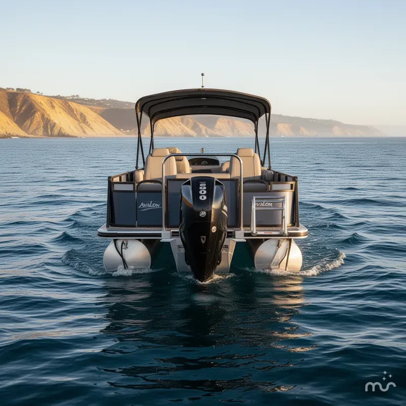 Slide: The Image of Avalon Catalina Rear Fish 23' w/ 200HP Mercury! 2021 - 2