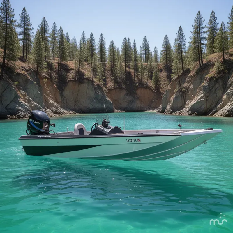 The Image of Homemade Aluminum Bass Boat 2005 - 0