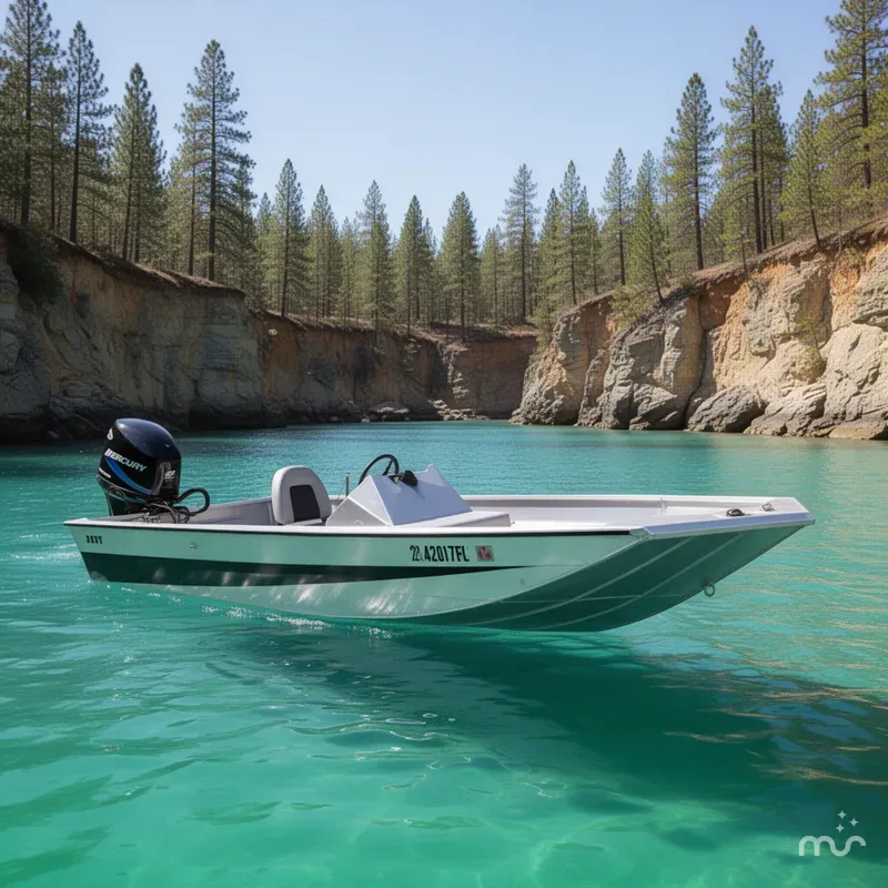 Slide: The Image of Homemade Aluminum Bass Boat 2005 - 2