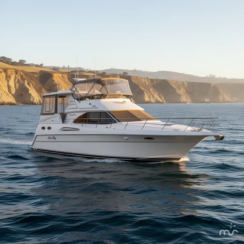 Slide: The Image of Sea Ray 370 Aft Cabin 1998 - 0