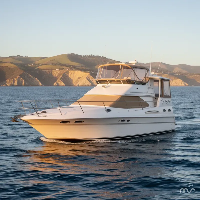 Slide: The Image of Sea Ray 370 Aft Cabin 1998 - 4