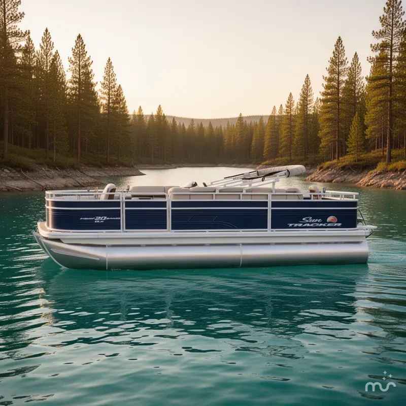 Slide: The Image of Sun Tracker Fishin' Barge 20 DLX 2025 - 2