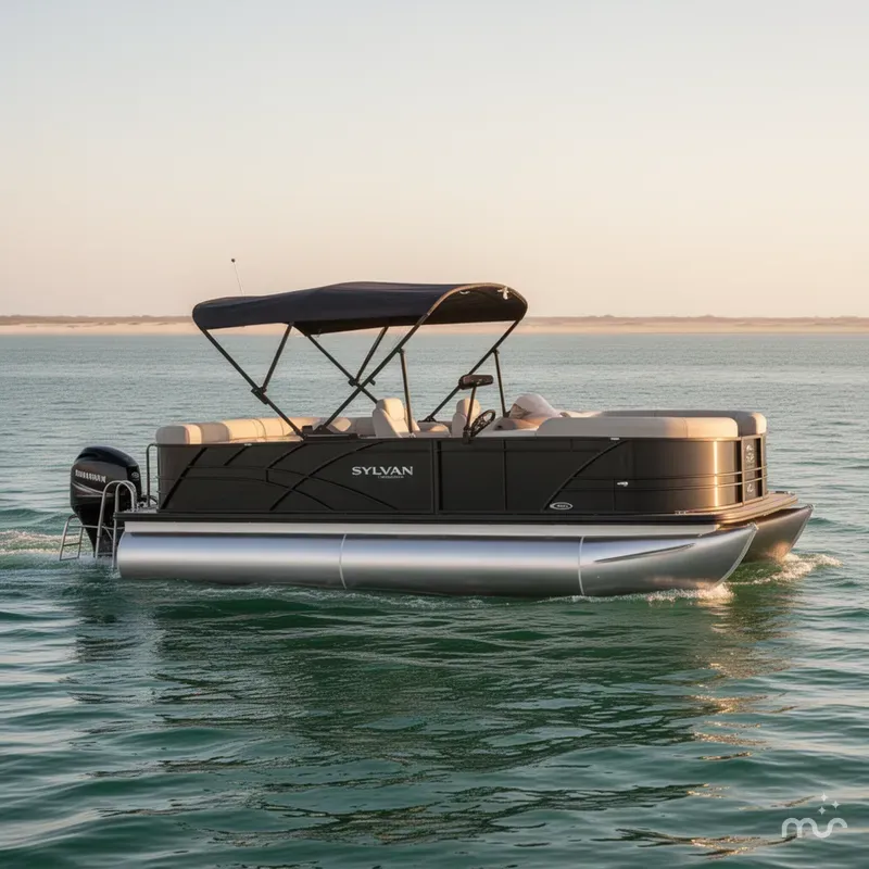 Slide: The Image of Sylvan 820 CLZ DH Premium Pontoon 2025 - 0