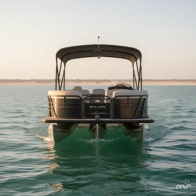 Slide: The Image of Sylvan 820 CLZ DH Premium Pontoon 2025 - 2