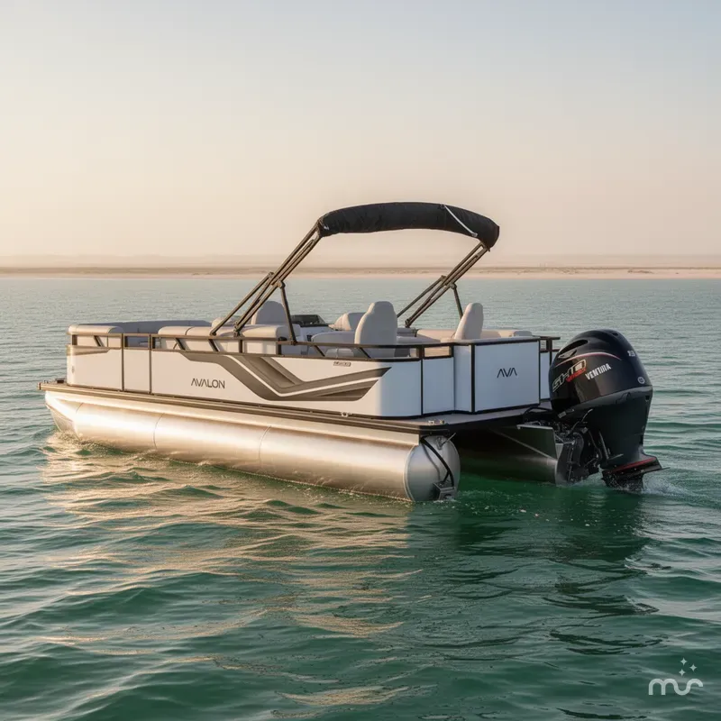 Slide: The Image of Avalon Venture 85 Rear Fish 23 FT 2025 - 1
