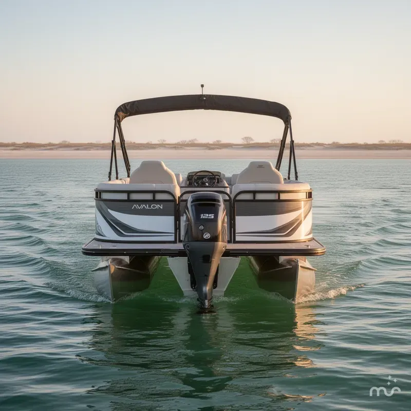 Slide: The Image of Avalon Venture 85 Rear Fish 23 FT 2025 - 3