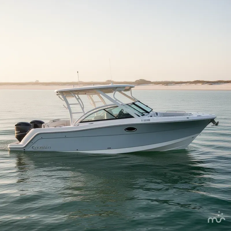 Slide: The Image of Robalo R317 Dual Console 2021 - 0