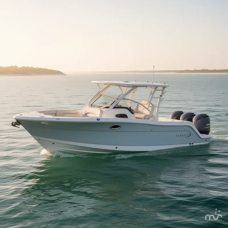 Slide: The Image of Robalo R317 Dual Console 2021 - 1
