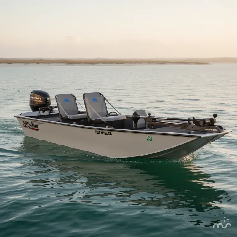 Slide: The Image of Xtreme Boats River Skiff 15452 SS 2021 - 1