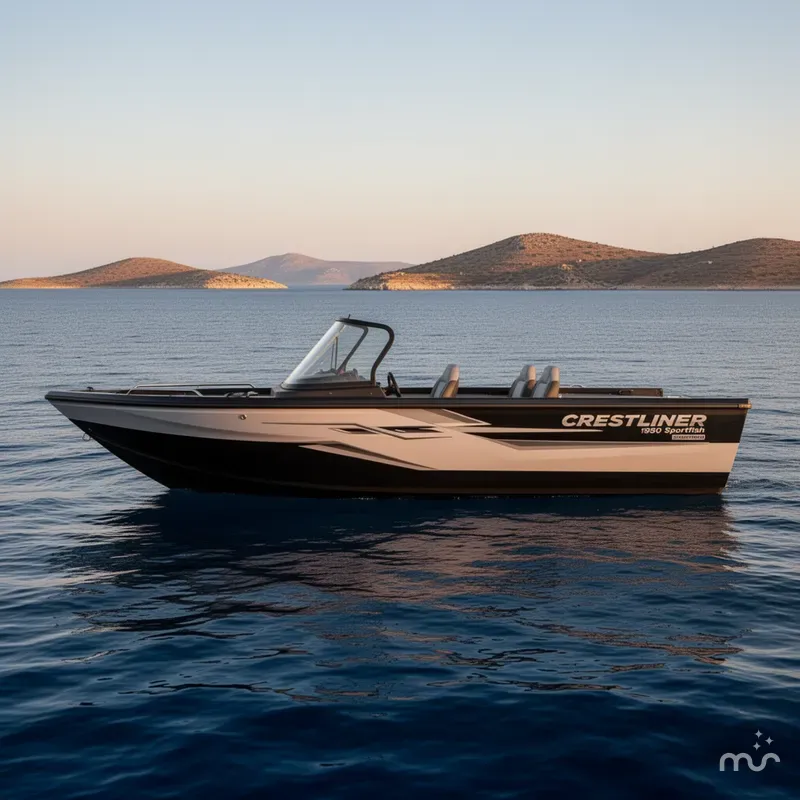 Slide: The Image of Crestliner Sportfish 1950 w/ 200HP Mercury 2025 - 2