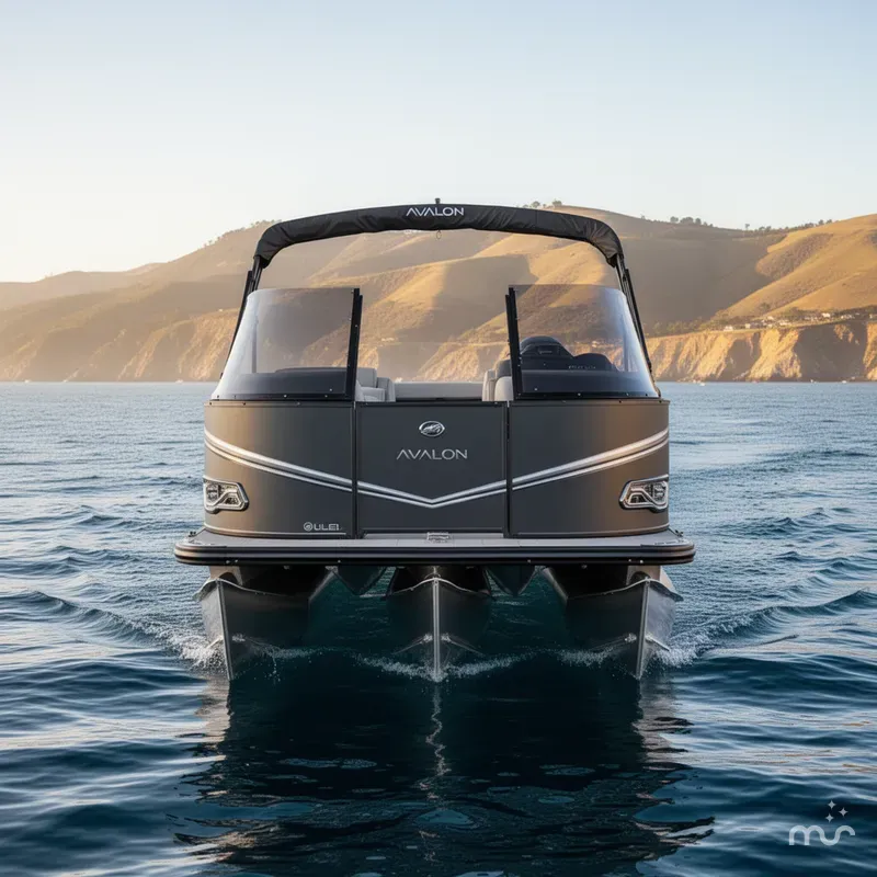 Slide: The Image of Avalon 23' LSZ Platinum Elite Windshield w/ 200HP Mercury! 2025 - 3