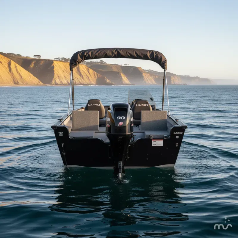 Slide: The Image of Lund Adventure 1675 SS W/ 90HP Mercury! 2025 - 2