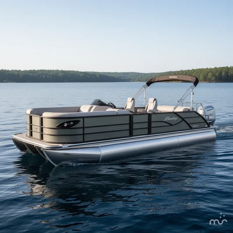 Slide: The Image of Bentley Pontoons Legacy 220 Swingback & Honda 4-Stroke EFI 2025 - 0