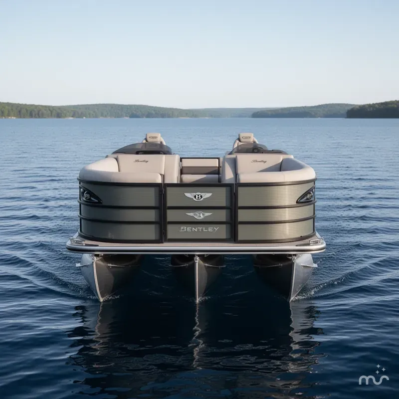 Slide: The Image of Bentley Pontoons Legacy 220 Swingback & Honda 4-Stroke EFI 2025 - 1
