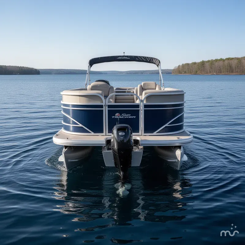 Slide: The Image of Sun Tracker Party Barge 20 DLX 2023 - 2