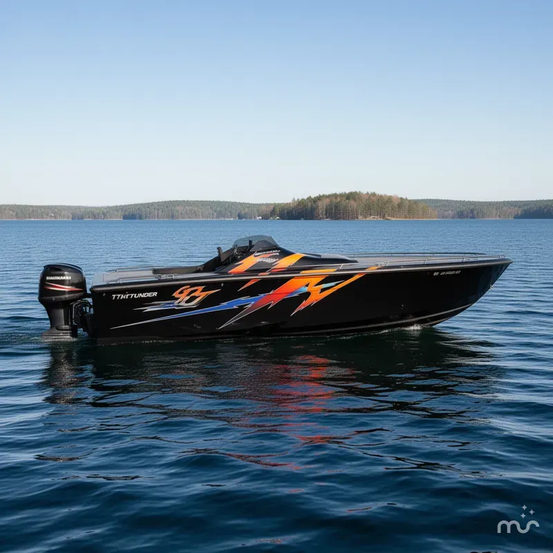 Slide: The Image of Black Thunder 43 GT Flat Deck 2001 - 0