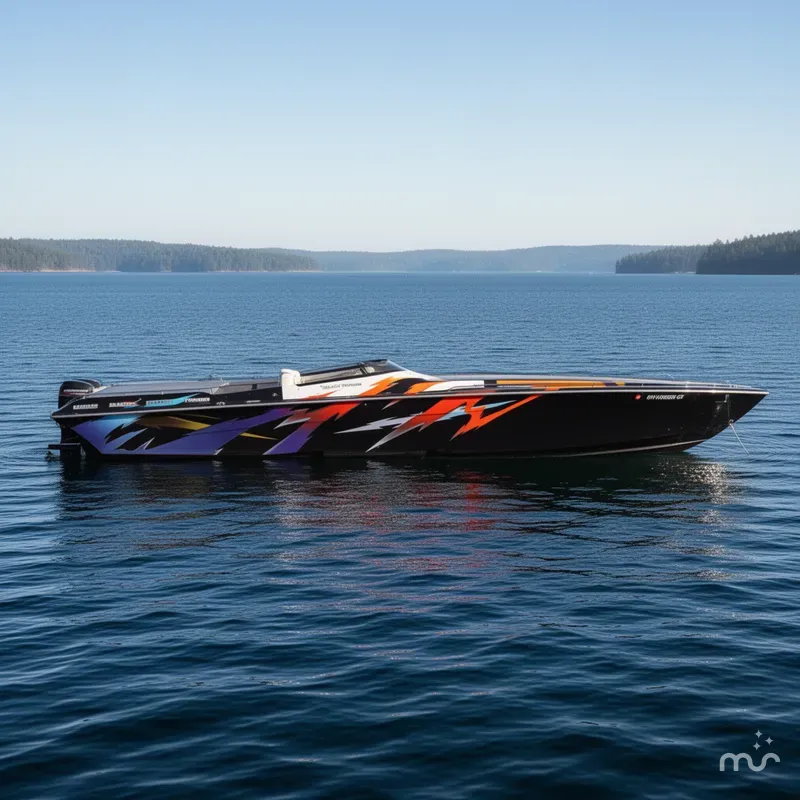 Slide: The Image of Black Thunder 43 GT Flat Deck 2001 - 3