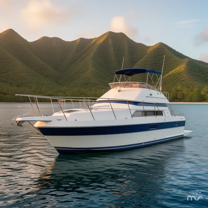Slide: The Image of Carver Yachts 30 Santego 1989 - 2