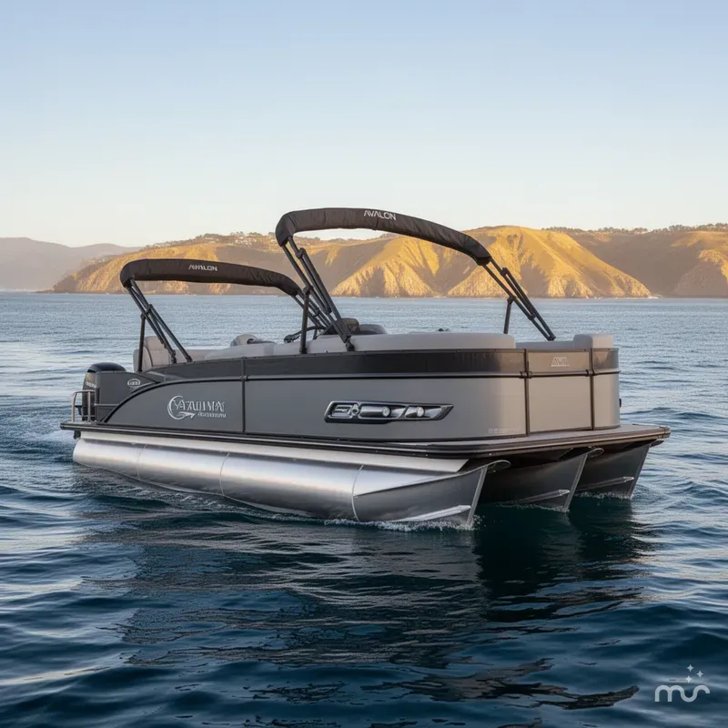 Slide: The Image of Avalon 23' Catalina Platinum Versatile Rear Lounge w/ 200HP Mercury! 2025 - 1