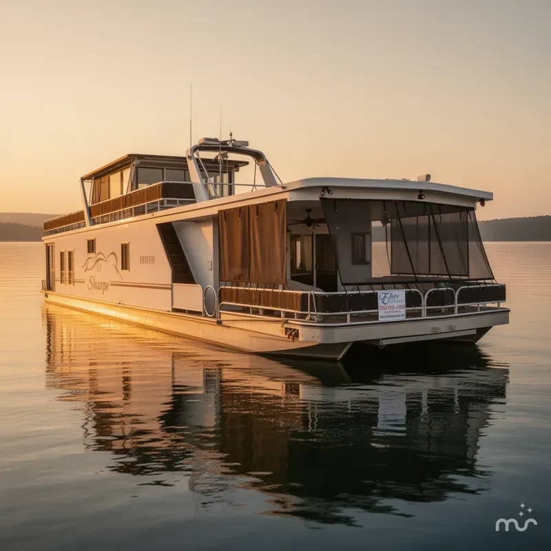 Slide: The Image of Sharpe 18 x 84 Houseboat 2007 - 0