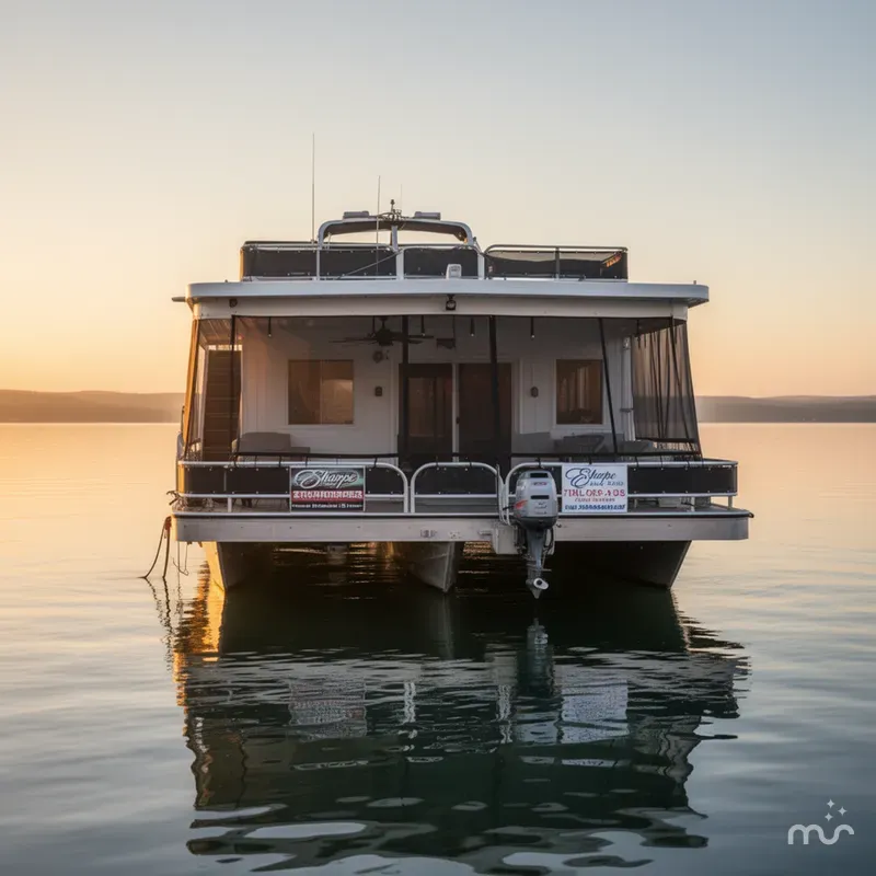 Slide: The Image of Sharpe 18 x 84 Houseboat 2007 - 2