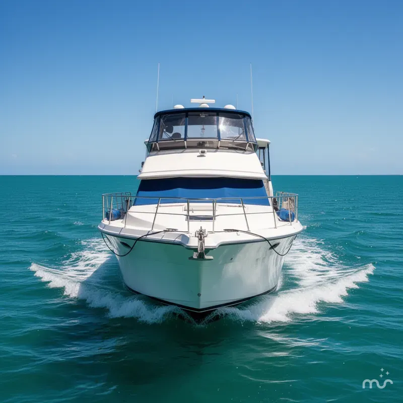 Slide: The Image of Carver 440 Aft Cabin Motor Yacht 1995 - 2
