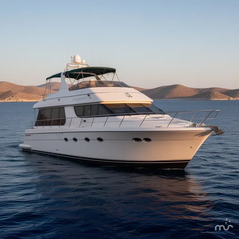 Slide: The Image of Carver Yachts 570 Voyager Pilothouse 2002 - 2