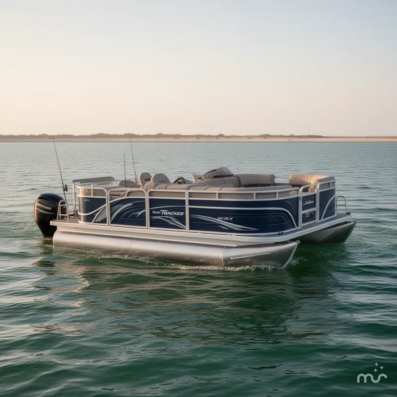 Slide: The Image of Sun Tracker Fishin' Barge 20 DLX 2025 - 0