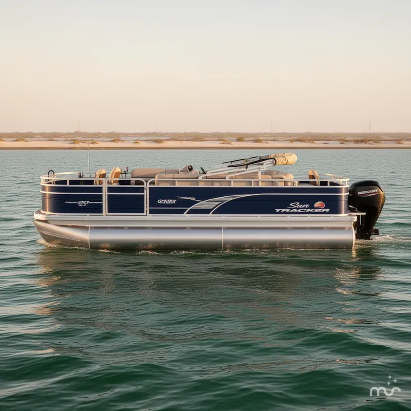 Slide: The Image of Sun Tracker Fishin' Barge 20 DLX 2025 - 2