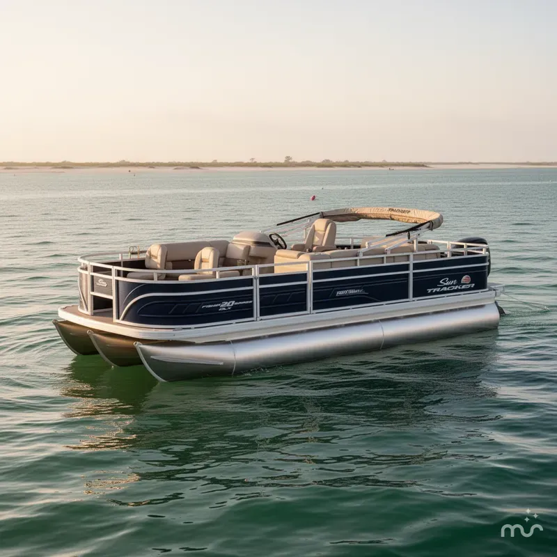 Slide: The Image of Sun Tracker Fishin' Barge 20 DLX 2025 - 4