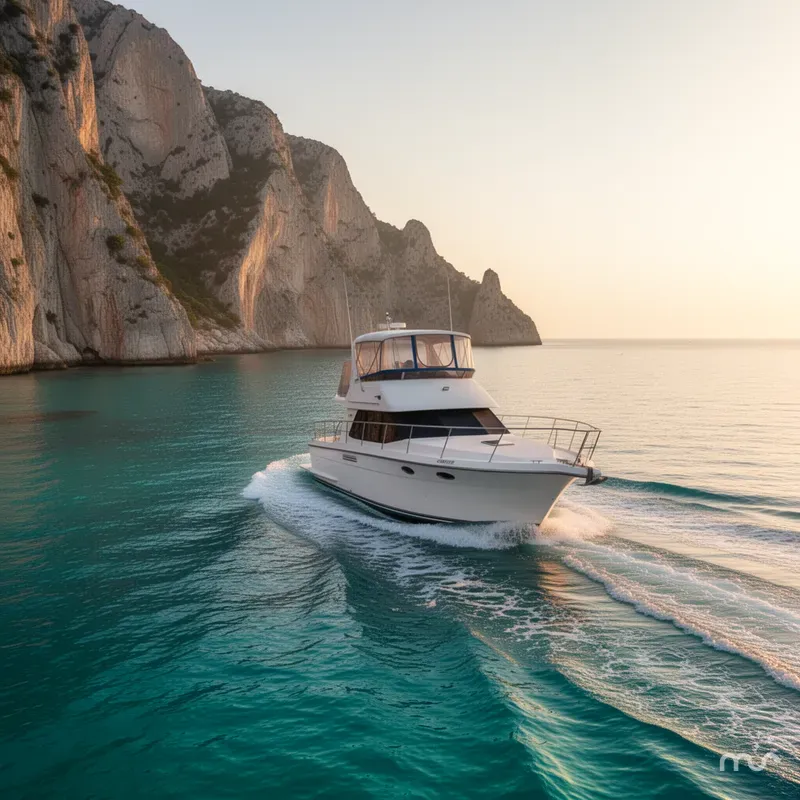 Slide: The Image of Carver Yachts 33 Aft Cabin Motor Yacht 1992 - 2