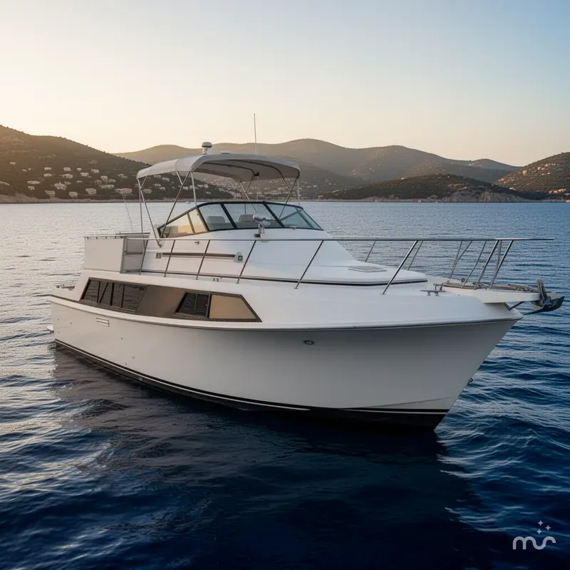Slide: The Image of Carver Yachts 3697 Mariner 1987 - 2