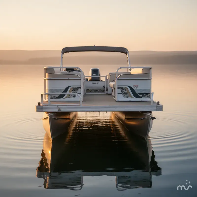 Slide: The Image of GENII G3 PONTOON / Yamaha 130 Hp Outboard 1995 - 3