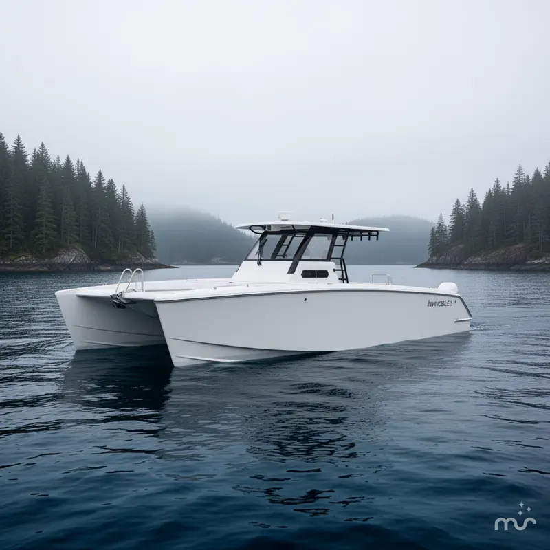 Slide: The Image of Invincible 38 Catamaran 2025 - 2