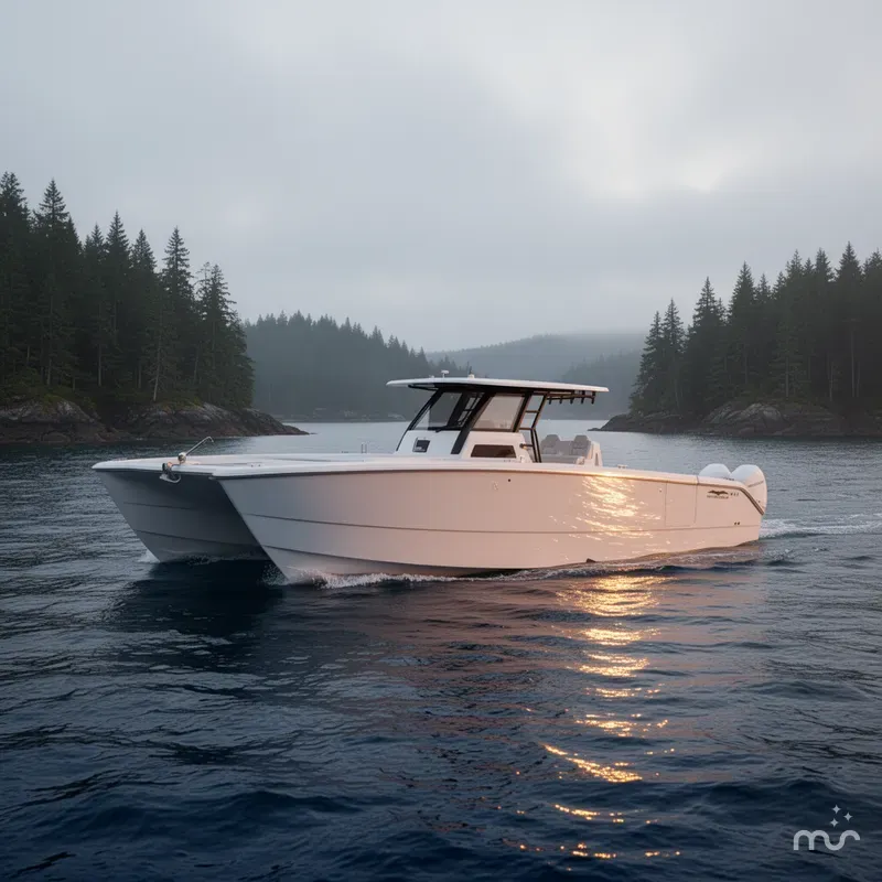Slide: The Image of Invincible 38 Catamaran 2025 - 4