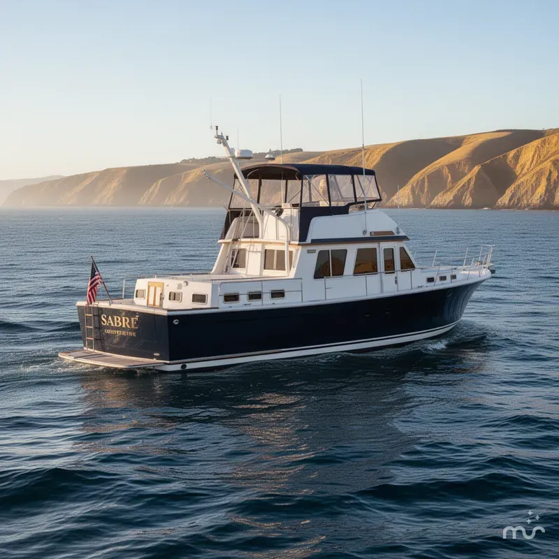 Slide: The Image of Sabre Cockpit Motor Yacht 1997 - 0
