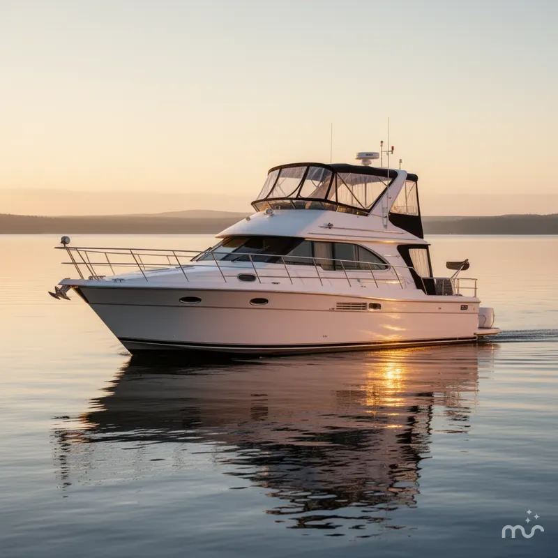Slide: The Image of Carver 455 Aft Cabin Motoryacht 1997 - 1