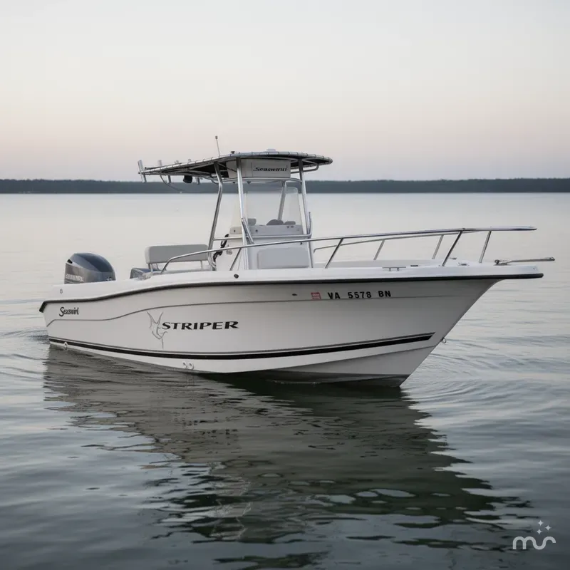 Slide: The Image of Seaswirl 2101 Center Console O/B 2001 - 0
