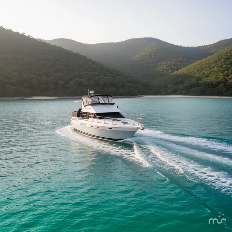 Slide: The Image of Bayliner 4387 Motoryacht 1990 - 2