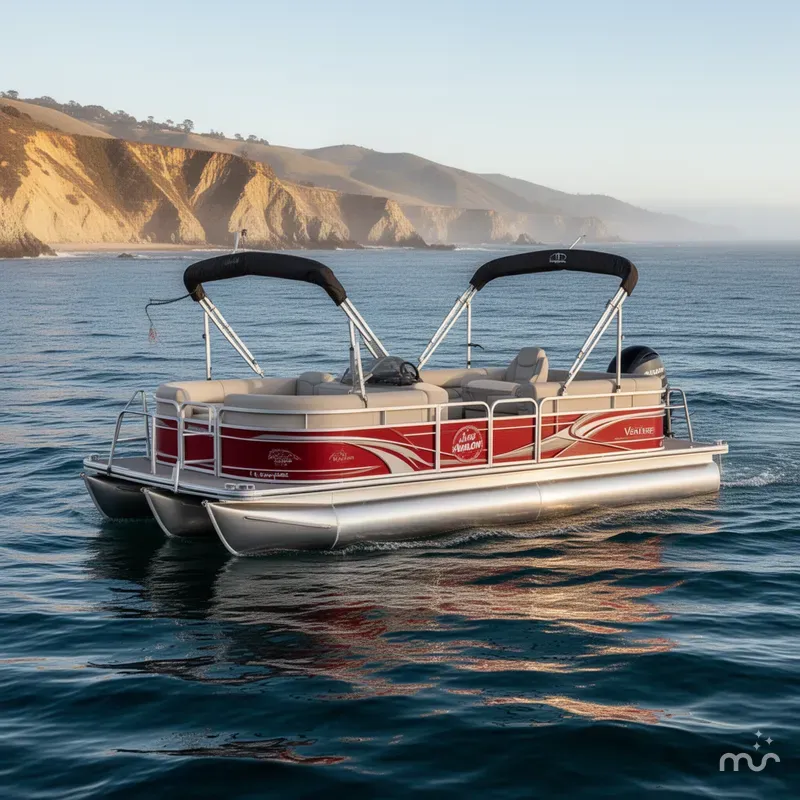 Slide: The Image of Avalon Venture Cruise 17' W/ 40HP Mercury! 2025 - 0