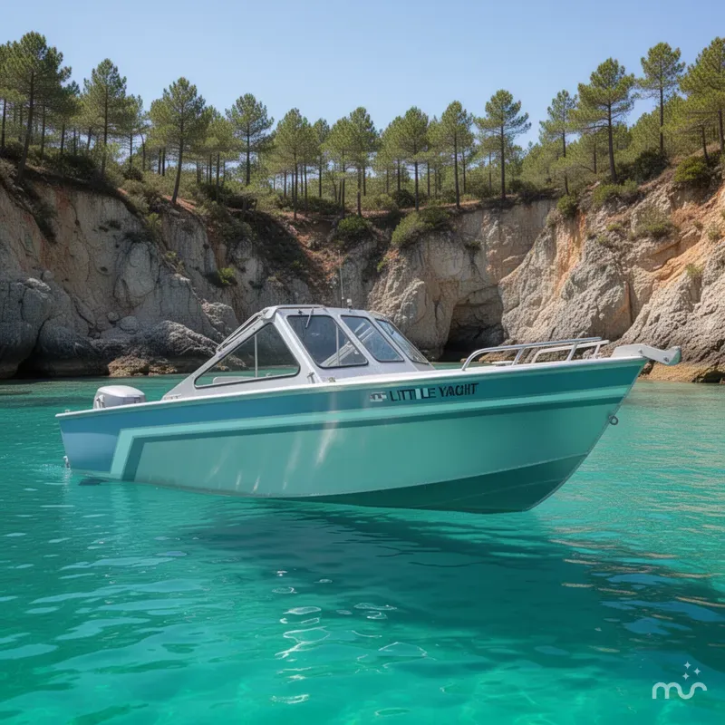 Slide: The Image of Custom Aluminum LITTLE YACHT 22 1985 - 2