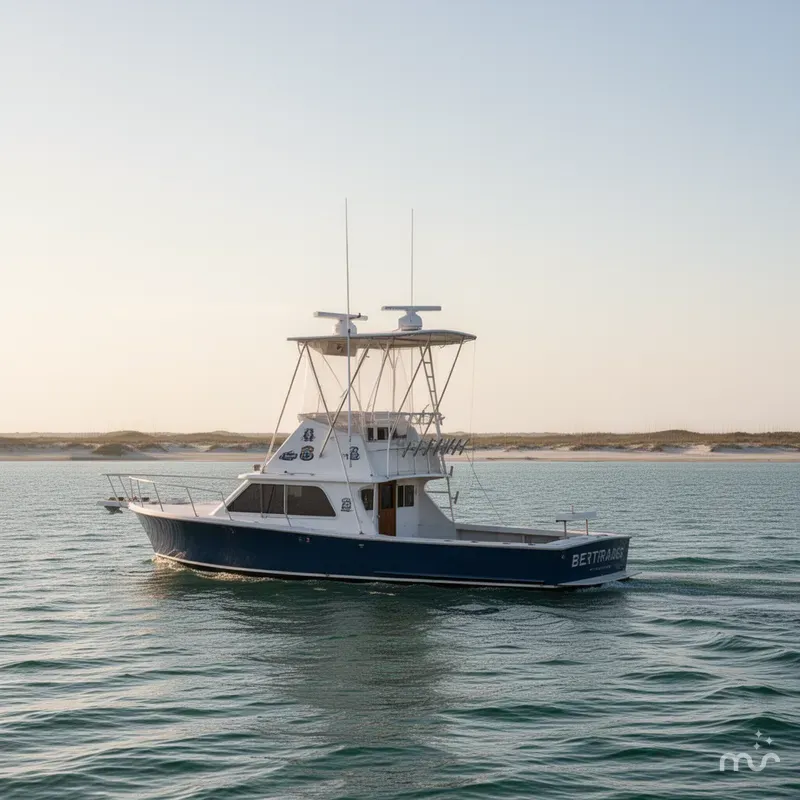 Slide: The Image of Bertram 31 Flybridge Cruiser 1974 - 3