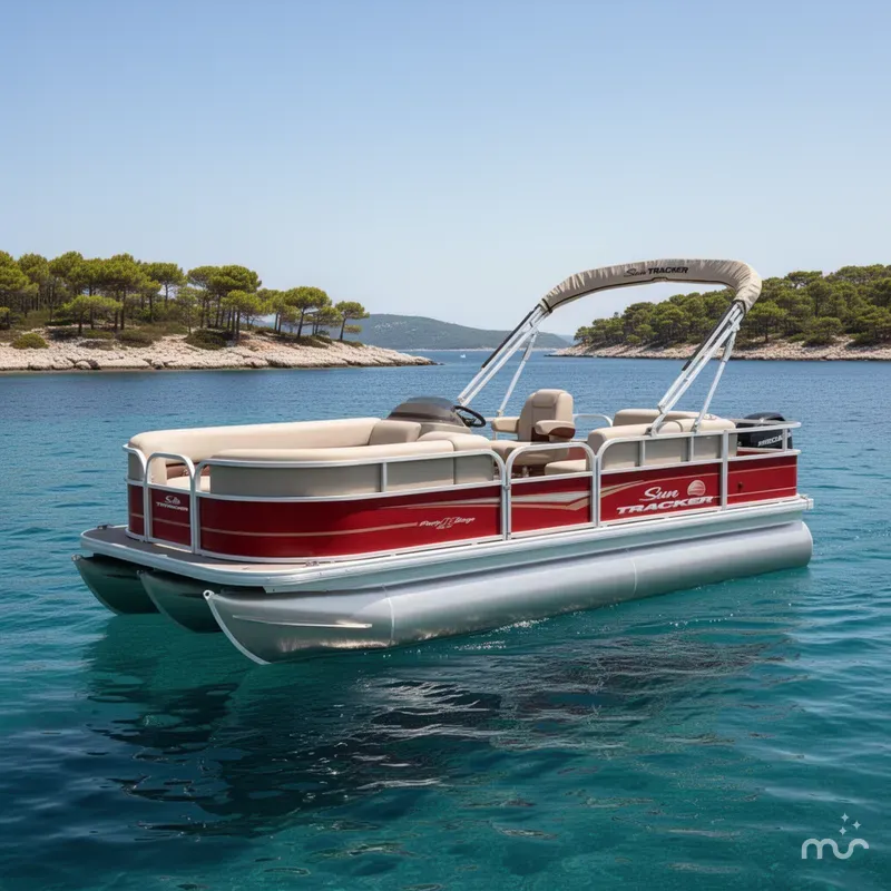 The Image of Sun Tracker Party Barge 18 DLX 2025 - 0