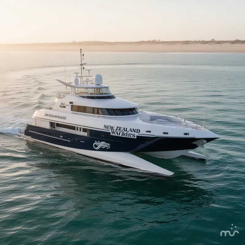Slide: The Image of New Zealand Yachts Wave Piercer 2005 - 0