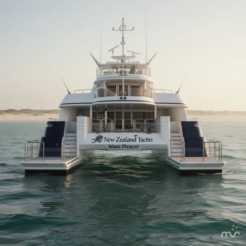 Slide: The Image of New Zealand Yachts Wave Piercer 2005 - 2